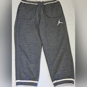Jordan Jumpman Sweatpants Men’s 3XL Gray Joggers Drawstring Athletic Lounge Pant